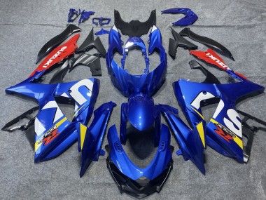 Custom 2009-2016 Suzuki GSXR 1000 Motorcycle Fairings - Blue Red White Yellow UK