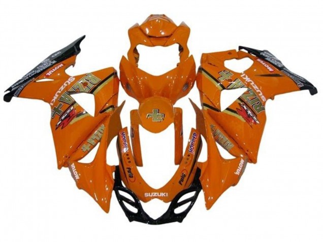 2009-2016 Suzuki GSXR 1000 Motorcycle Fairings - Orange Gold Rizla UK
