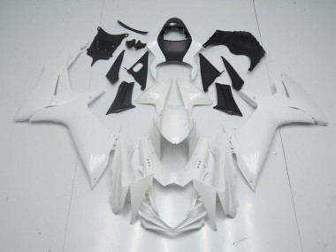 Custom 2009-2016 Suzuki GSXR 1000 Motorcycle Fairings - White UK