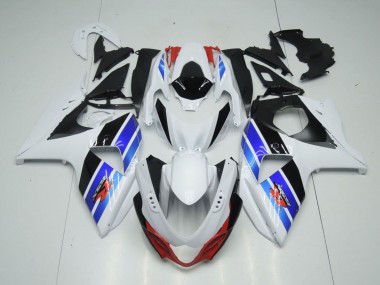 Custom 2009-2016 Suzuki GSXR 1000 Motorcycle Fairings - White Black Blue Red UK