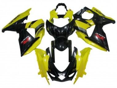 Custom 2009-2016 Suzuki GSXR 1000 Motorcycle Fairings - Yellow Black Red Grey UK