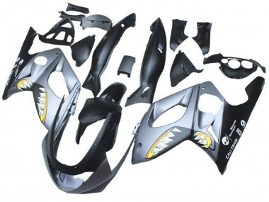 Custom 1996-2007 Yamaha YZF600R Thundercat Motorcycle Fairings - Matte Black Grey Shark UK