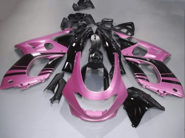 Custom 1996-2007 Yamaha YZF600R Thundercat Motorcycle Fairings - Pink Glossy Black UK