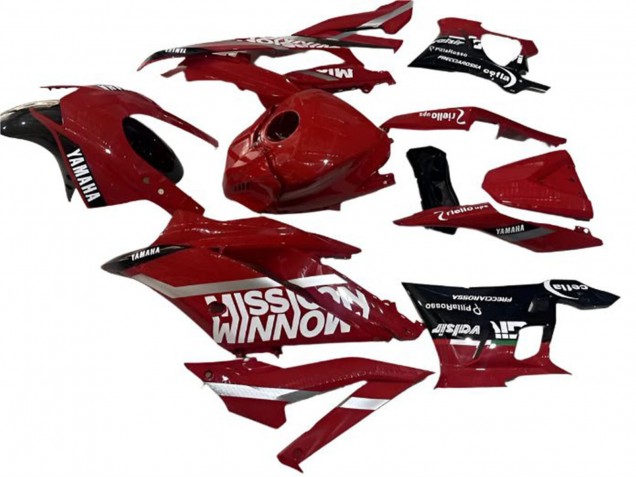 2022-2024 Yamaha YZF R3/R25 Motorcycle Fairings - Red Black Valsir UK