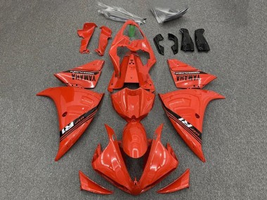 Custom 2009-2011 Yamaha YZF 1000 R1 Motorcycle Fairings - Red Black UK