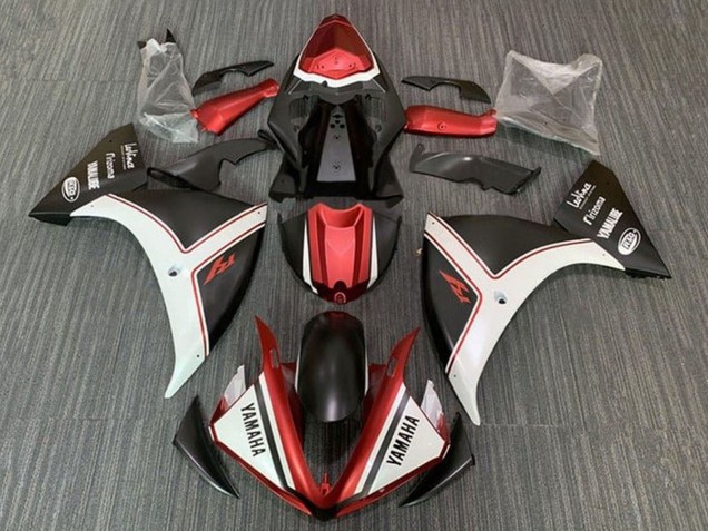 2012-2014 Yamaha YZF 1000 R1 Motorcycle Fairings - White Red Black UK