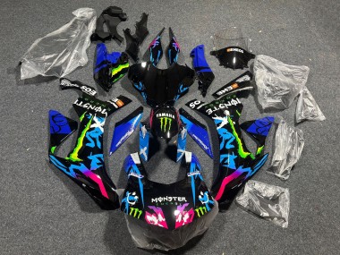 Custom 2015-2019 Yamaha YZF 1000 R1 Motorcycle Fairings - Black Blue Pink Green Monster ENEOS UK