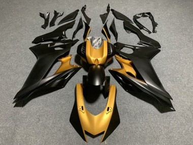 Custom 2015-2019 Yamaha YZF 1000 R1 Motorcycle Fairings - Gold Matte Black UK