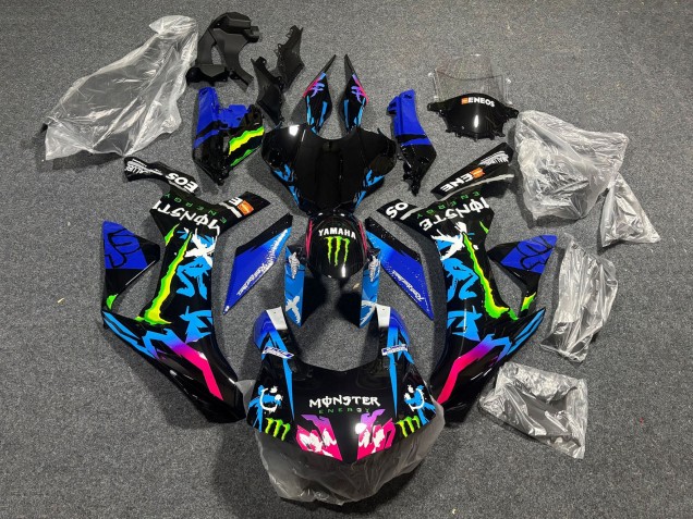 2020-2025 Yamaha YZF 1000 R1 Motorcycle Fairings - Black Blue Pink Monster UK