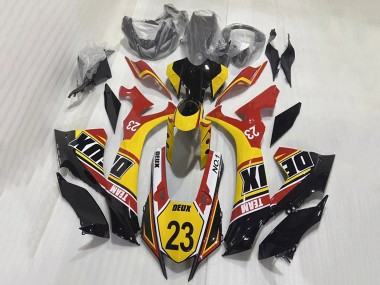 Custom 2020-2025 Yamaha YZF 1000 R1 Motorcycle Fairings - White Yellow Red Black UK