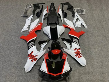 Custom 2020-2025 Yamaha YZF 1000 R1 Motorcycle Fairings - White Red Glossy Black GYTR UK