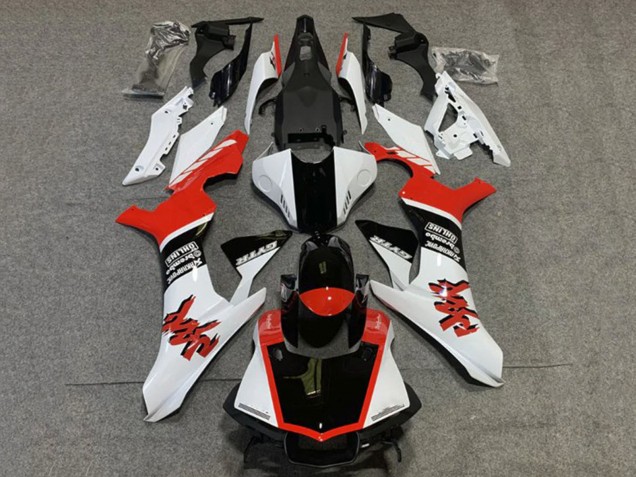 2020-2025 Yamaha YZF 1000 R1 Motorcycle Fairings - White Red Glossy Black GYTR UK