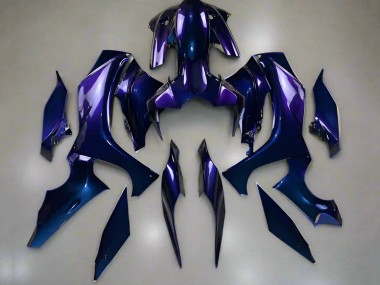 Custom 2020-2025 Yamaha YZF 1000 R1 Motorcycle Fairings - Blue Purple Chameleon UK