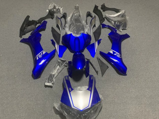 2020-2025 Yamaha YZF 1000 R1 Motorcycle Fairings - Blue Silver UK