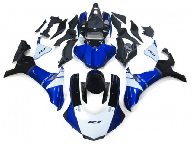 2020-2025 Yamaha YZF 1000 R1 Motorcycle Fairing Kits - White Blue Glossy Black UK