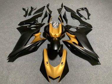 Custom 2020-2025 Yamaha YZF 1000 R1 Motorcycle Fairings - Gold Matte Black UK