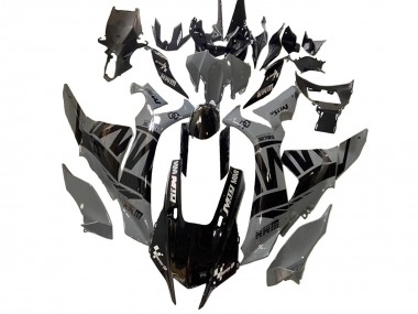 Custom 2020-2025 Yamaha YZF 1000 R1 Motorcycle Fairings - Grey Black UK