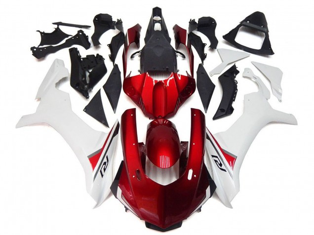 2020-2025 Yamaha YZF 1000 R1 Motorcycle Fairings - White Red Black UK