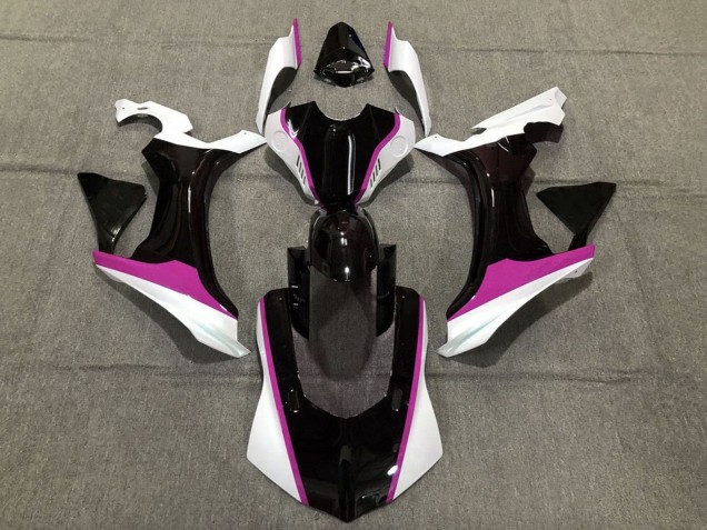 2020-2025 Yamaha YZF 1000 R1 Motorcycle Fairings - White Pink Glossy Black UK