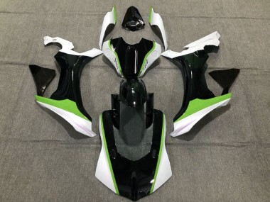 Custom 2020-2025 Yamaha YZF 1000 R1 Motorcycle Fairings - White Green Glossy Black UK