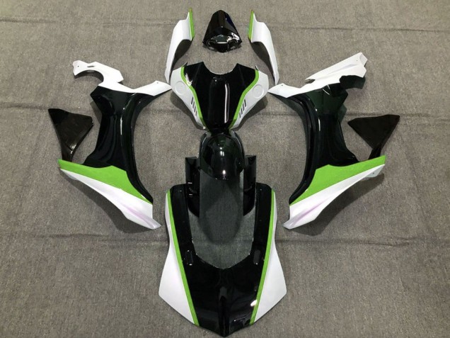 2020-2025 Yamaha YZF 1000 R1 Motorcycle Fairings - White Green Glossy Black UK
