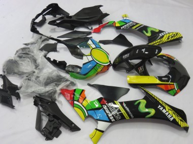Custom 2020-2025 Yamaha YZF 1000 R1 Motorcycle Fairings - White Blue Green Yellow Red Black Color Wheel MoviStar UK