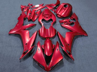 Custom 2004-2006 Yamaha YZF 1000 R1 Motorcycle Fairings - Red UK