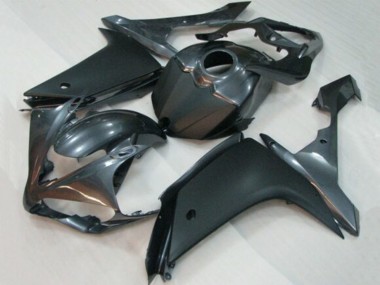 Custom 2007-2008 Yamaha YZF 1000 R1 Motorcycle Fairing - Dark Silver Matte Black UK