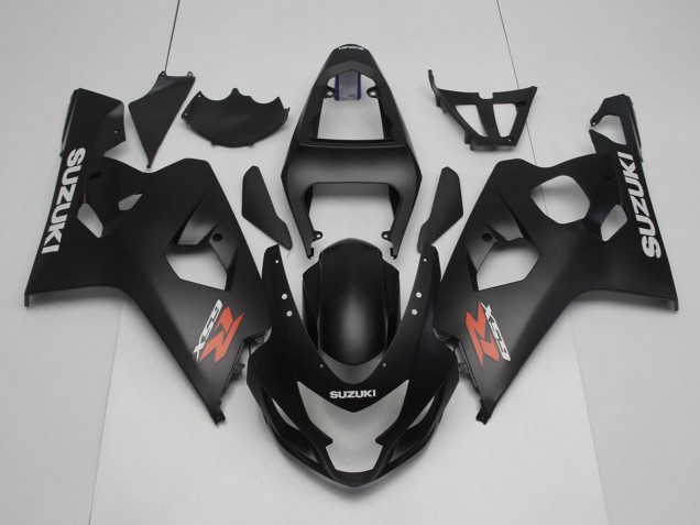 2004-2005 Suzuki GSXR 600 / GSXR 750 Motorcycle Fairings - Matte Black Red White UK