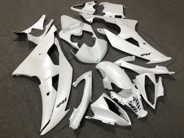 Custom 2008-2016 Yamaha YZF R6 Motorcycle Fairings - Pearl White UK
