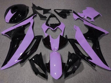 Custom 2008-2016 Yamaha YZF R6 Motorcycle Fairing - Purple Glossy Black UK