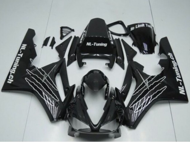 2009-2012 Triumph Daytona 675 Triple Motorcycle Fairings - Glossy Black White Claw UK