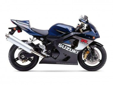Custom 2004-2005 Suzuki GSXR 600 / GSXR 750 Motorcycle Fairings - Dark Blue UK