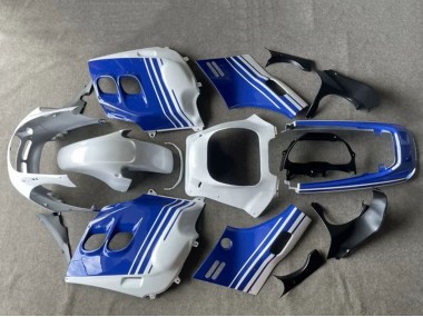 Custom 1987-1988 Honda CBR1000F Hurricane Motorcycle Fairings - White Blue UK