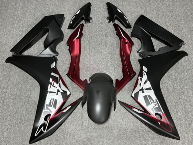2014-2016 Honda CBR650F Motorcycle Fairings - Matte Black Red UK