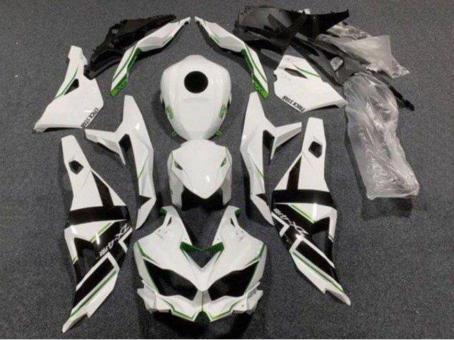 2019-2026 Kawasaki ZX4R ZX-4RR Motorcycle Fairings - White Black Green UK