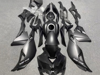 Custom 2019-2025 Kawasaki ZX4R ZX-4RR Motorcycle Fairings - Matte Black UK