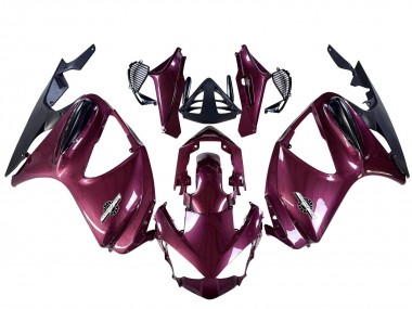 Custom 2002-2016 Honda ST1300 Motorcycle Fairings - Purple Matte Black UK