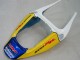 2005-2006 Honda CBR600RR Motorcycle Fairings - Blue White Yellow Rothmans UK