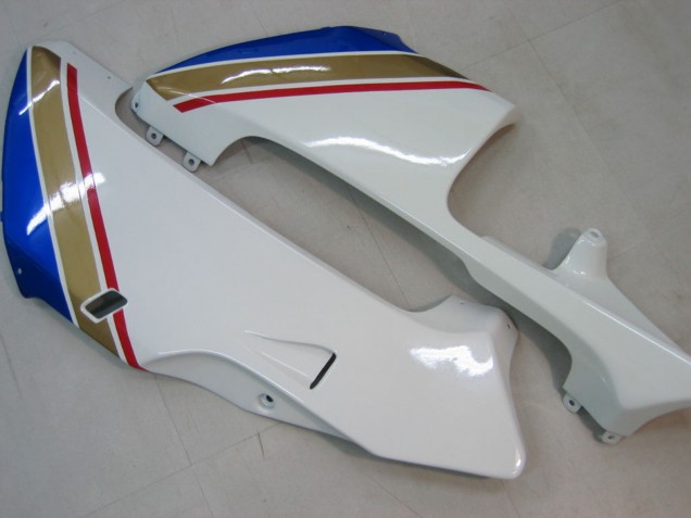 2005-2006 Honda CBR600RR Motorcycle Fairings - Blue White Yellow Rothmans UK
