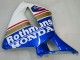 2005-2006 Honda CBR600RR Motorcycle Fairings - Blue White Yellow Rothmans UK