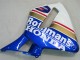 2005-2006 Honda CBR600RR Motorcycle Fairings - Blue White Yellow Rothmans UK