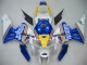 2005-2006 Honda CBR600RR Motorcycle Fairings - Blue White Yellow Rothmans UK