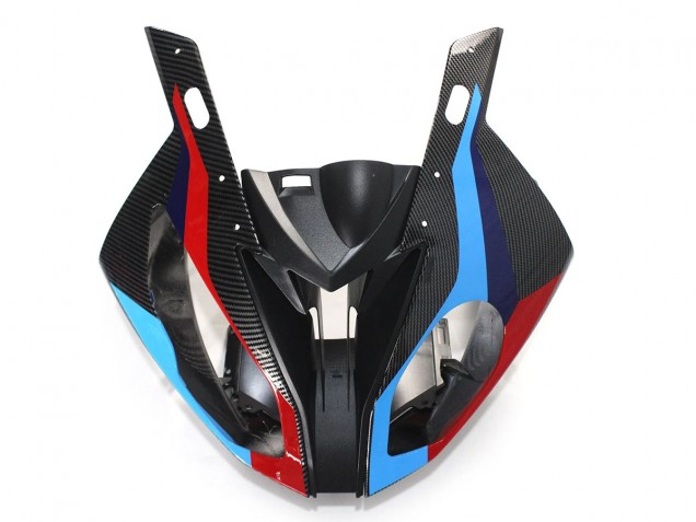 2015-2016 BMW S1000RR Motorcycle Fairings - Blue Red Carbon Fiber UK