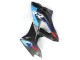 2015-2016 BMW S1000RR Motorcycle Fairings - Blue Red Carbon Fiber UK