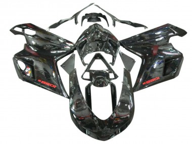 Custom 2007-2014 Ducati 1098 Motorcycle Fairings - Glossy Black UK