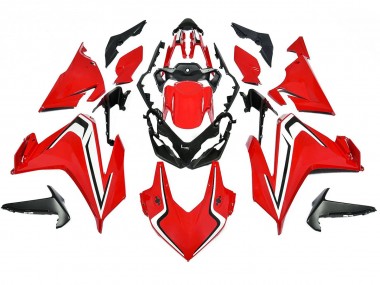 Custom 2022-2023 Honda CBR500R Bike Fairings - Red White Black UK