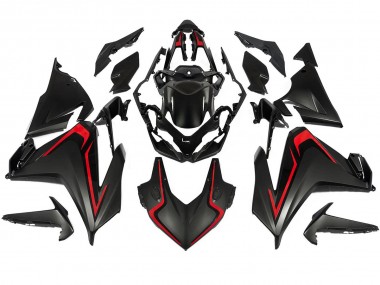 Custom 2022-2023 Honda CBR500R Motorcycle Fairing - Matte Black Red UK