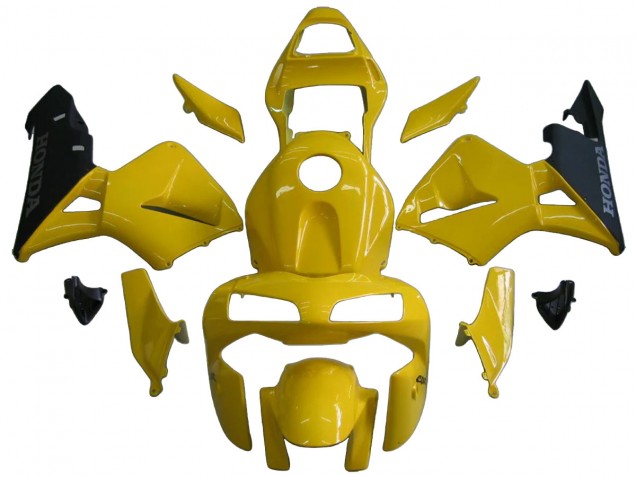 2003-2004 Honda CBR600RR Motorcycle Fairings - Yellow Black UK