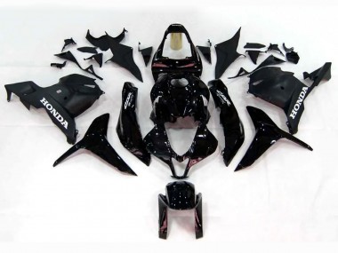 Custom 2009-2012 Honda CBR600RR Motorcycle Fairing - Glossy Black UK